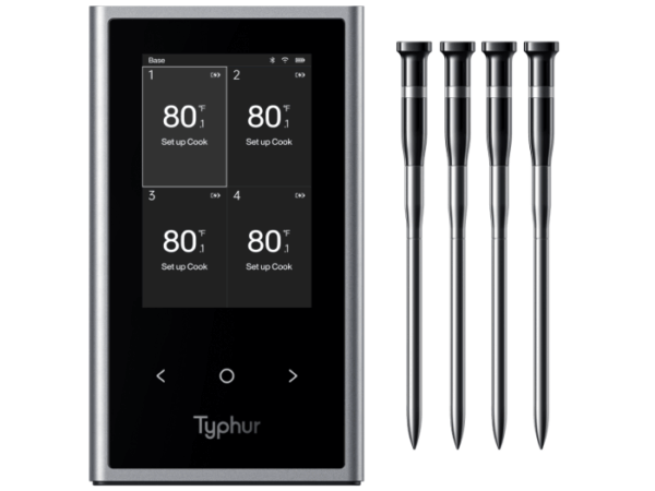 Typher Sync Quad Bluetooth & WiFi smart wireless Thermometer